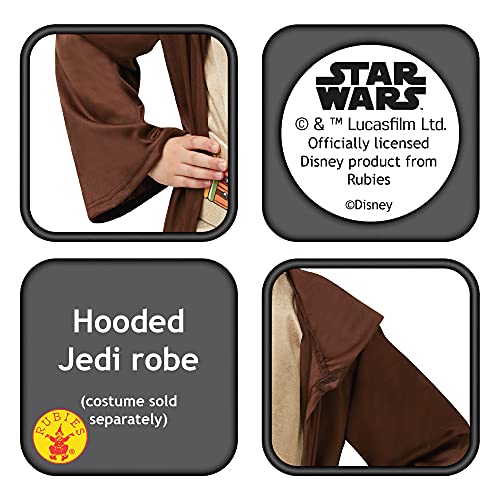 Star Wars - Disfraz Túnica Jedi Classic para niños, infantil 5-6 años (Rubie's 640273-M)