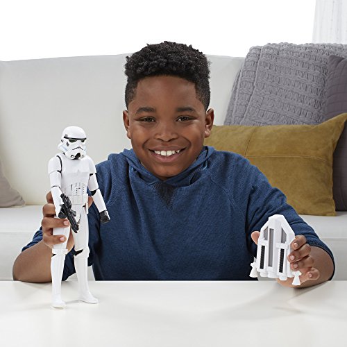 Star Wars - Figura Rogue One, Stormtrooper Interactivo, 30cm (Hasbro B7098)