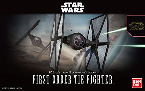 Star Wars First order Thai Fighter 1/72 scale plastic model