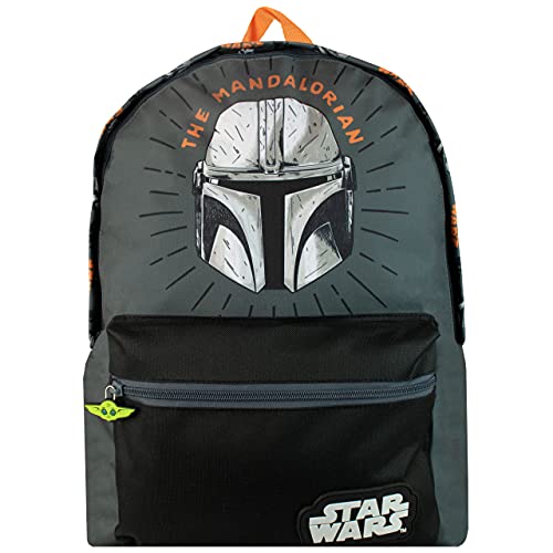 Star Wars Niños Mochila Mandalorian Gris