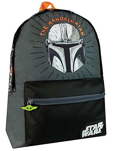 Star Wars Niños Mochila Mandalorian Gris