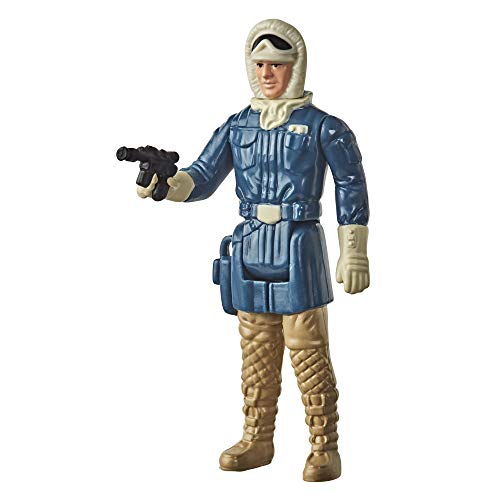 Star Wars Retro Collection Han Solo (Hoth) Juguete Escala de 9,5 cm Star Wars: The Empire Strikes Back Figure, Juguetes para niños a Partir de 4 años