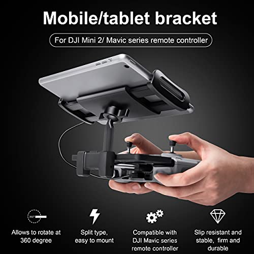 STARTRC Mavic Mini 2 Soporte para Tableta, 4-12 Pulgadas Soporte para teléfono Inteligente iPad Soporte para dji Air 2S /Mavic Mini 2/Mavic Mini/Mavic Air 2/Mavic 2 Pro/Zoom/Spark Remote Controller