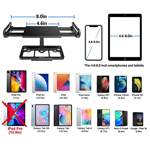 STARTRC Mavic Mini 2 Soporte para Tableta, 4-12 Pulgadas Soporte para teléfono Inteligente iPad Soporte para dji Air 2S /Mavic Mini 2/Mavic Mini/Mavic Air 2/Mavic 2 Pro/Zoom/Spark Remote Controller