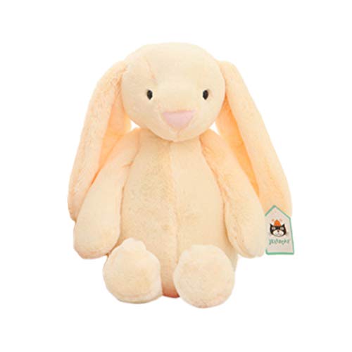 Stecto Muñeca Conejo Orejas Largas, 25cm Muñeca Conejo Conejo, Conejo de Peluche de Peluche para bebés, niños y niñas, Conejo de Peluche Sentado, Juguete Peluche Bebé Orejas Largas