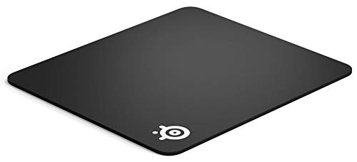 SteelSeries QcK Heavy - Alfombrilla de ratón para juegos - Base de goma antideslizante extragruesa - Optimizada para sensores de juegos - Tamaño L (450mm x 400mm x 6mm)