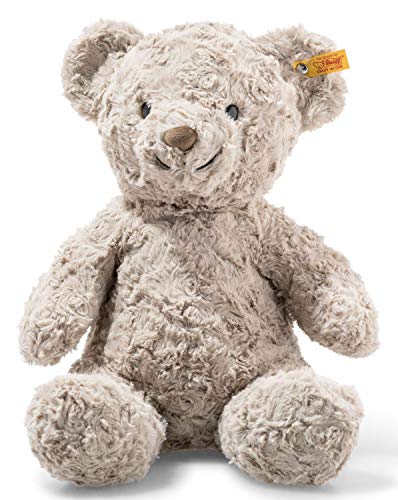 Steiff 113437 Soft Cuddly Friends Honey - Oso de Peluche (38 cm), Color Gris