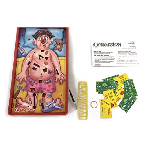 StyleBest Juego de operación clásico Juego Familiar para niños Juego de Mesa Juego de operación de Doctor Juguetes de Navidad