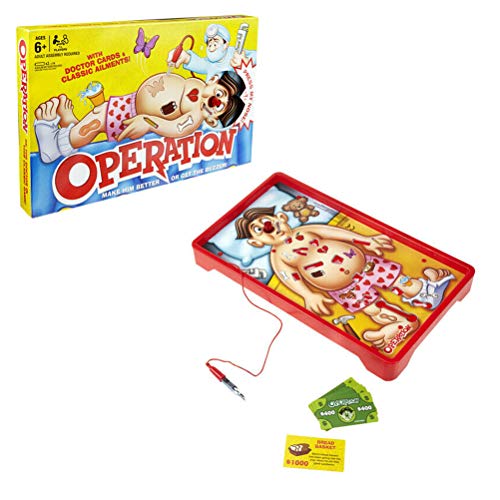 StyleBest Juego de operación clásico Juego Familiar para niños Juego de Mesa Juego de operación de Doctor Juguetes de Navidad