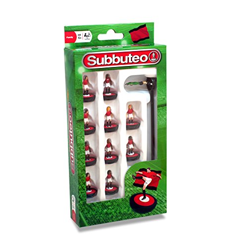 Subbuteo- Fútbol de Mesa, Color Rojo/Blanco/Negro (3415)