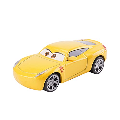 SuoSuo LZWJD Pixar Cars 2 3 Cars Colección Lightning Mcqueen Jackson Storm Ramírez 1: 55 Diecast Metal Aleoy Toy Model Model Gift Gift (Color : Cruz Ramirez 1.0)