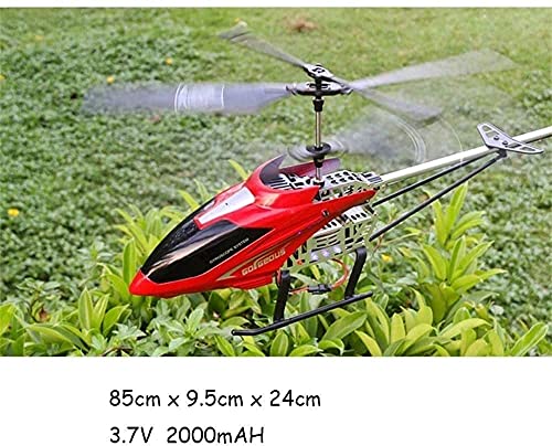 Súper Divertido 3.5 Canales Helicóptero 85CM RC Helicóptero Gigante Grande Al Aire Libre Con Gyro Luz LED Radio Control Remoto Carga Aviones Eléctricos Niños Drone Principiante Niños Niñas Niños Regal