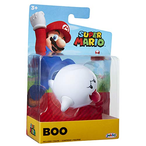 SUPER MARIO Figura de acción 2.5 pulgadas Boo juguete coleccionable