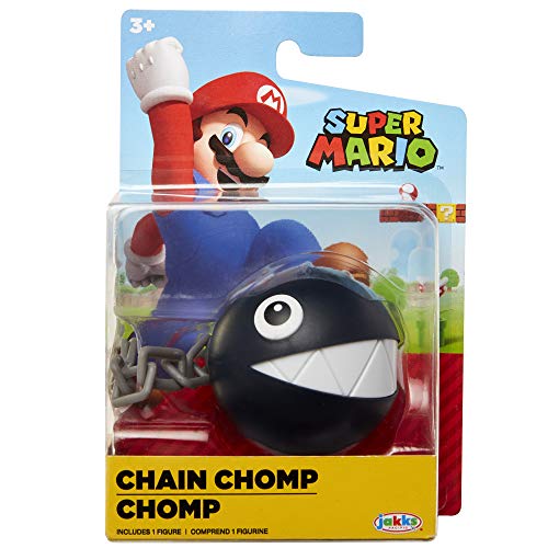 SUPER MARIO Figura de acción de 2.5 Pulgadas Chain Chomp Juguete Coleccionable