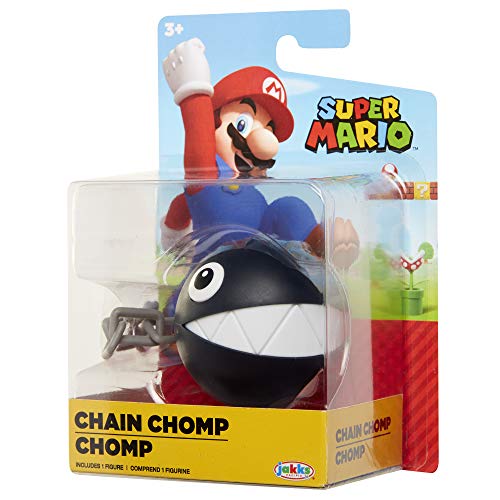 SUPER MARIO Figura de acción de 2.5 Pulgadas Chain Chomp Juguete Coleccionable