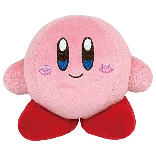 SUPER MARIO-Kirby Peluche con Licencia Oficial de Sanei, Multicolor KP01