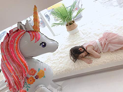 Súper Unicornio Grande Modelo De Globo De Decoración Para Fiesta De Navidad Y Fiesta De Cumpleaños TALLA SÚPER GRANDE