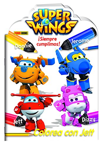 Super Wings. ¡Siempre Cumplimos! Colorea Con Jett