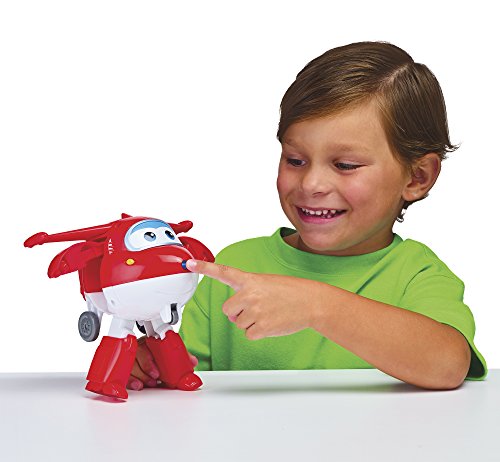 Super Wings- Superwings Record'N'Talk Jett – Figura transformable Registro & Habla (Auldey YW711410)