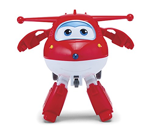 Super Wings- Superwings Record'N'Talk Jett – Figura transformable Registro & Habla (Auldey YW711410)