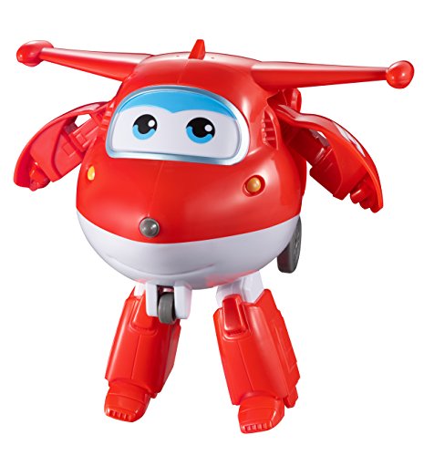 Super Wings- Superwings Record'N'Talk Jett – Figura transformable Registro & Habla (Auldey YW711410)