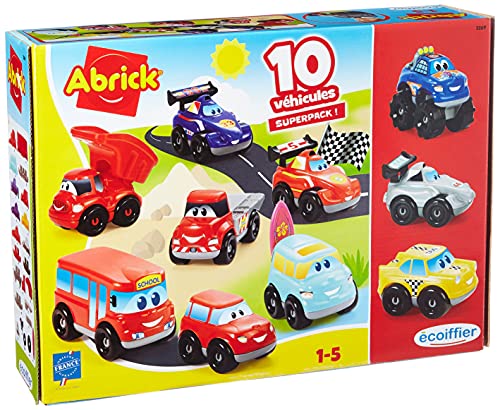 Superpack 10 coches de Abrick (Ecoiffier 32690)