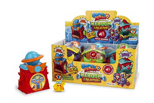 SuperZings - Serie 3 - Caja de 6 Kaboom Blaster (PSZSD661IN00) con Sonido y Figura Exclusiva, Color y Modelo Surtido