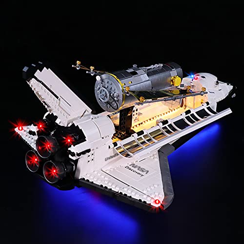 SWDZ Kit de iluminación LED para LEGO NASA Space Shuttle Discovery 10283, juego de luces de decoración para LEGO 10283 (no incluye modelo LEGO)