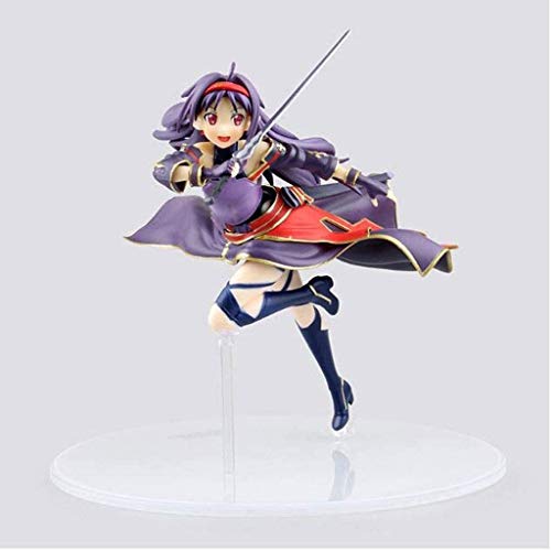 Sword Art Online Anime Action Figura Konno Yuuki Figuras de PVC de PVC Coleccionable Modelo Estatua Toys Osktop Ornamentos