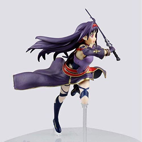 Sword Art Online Anime Action Figura Konno Yuuki Figuras de PVC de PVC Coleccionable Modelo Estatua Toys Osktop Ornamentos