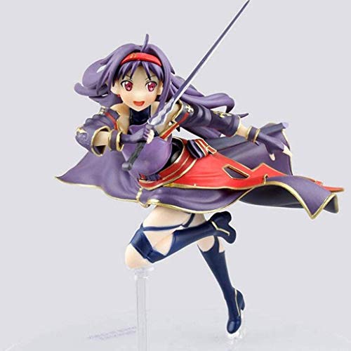 Sword Art Online Anime Action Figura Konno Yuuki Figuras de PVC de PVC Coleccionable Modelo Estatua Toys Osktop Ornamentos