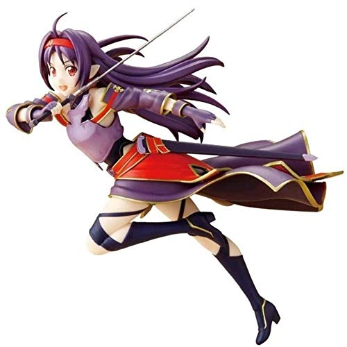 Sword Art Online Anime Action Figura Konno Yuuki Figuras de PVC de PVC Coleccionable Modelo Estatua Toys Osktop Ornamentos