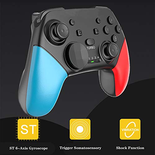 Sxgyubt Mando de juego inalámbrico Bluetooth Gamepad Joystick para Switch Pro/Nintendo Pro/Lite/PC/Android/PS3/TV BOX Big fight