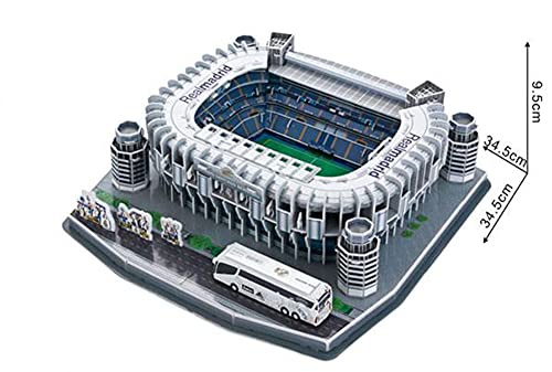 SY-Home Rompecabezas 3D del Estadio Santiago Bernabéu, Productos Hechos A Mano De Bricolaje 3D Rompecabezas Juguetes Rompecabezas