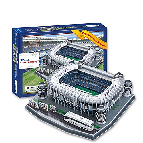 SY-Home Rompecabezas 3D del Estadio Santiago Bernabéu, Productos Hechos A Mano De Bricolaje 3D Rompecabezas Juguetes Rompecabezas