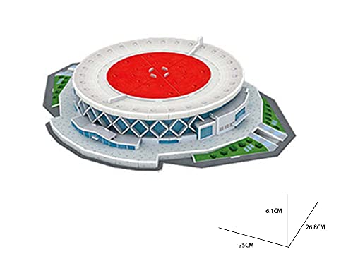 SY-Home Warriors Stadium 3D Estadio De Baloncesto De Rompecabezas Tridimensional, Ensamblaje De Juguetes Modelo De Construcción Estadio Estadio Juego De Rompecabezas