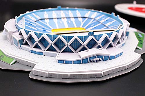 SY-Home Warriors Stadium 3D Estadio De Baloncesto De Rompecabezas Tridimensional, Ensamblaje De Juguetes Modelo De Construcción Estadio Estadio Juego De Rompecabezas