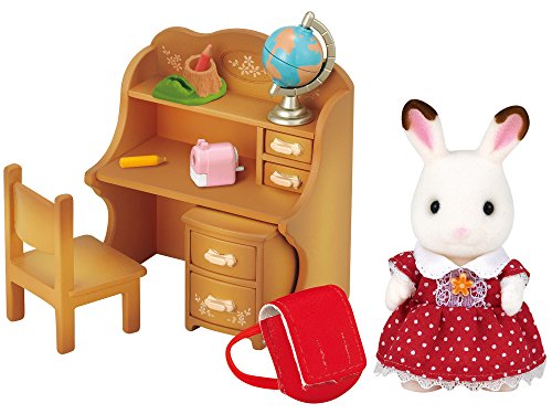 Sylvanian Families - 5016 - Set de escritorio Freya Conejo Chocolate