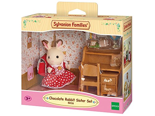 Sylvanian Families - 5016 - Set de escritorio Freya Conejo Chocolate