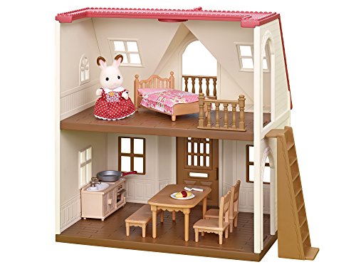 SYLVANIAN FAMILIES 5303 Casa De Campo + 4254 Muebles Habitación Niños