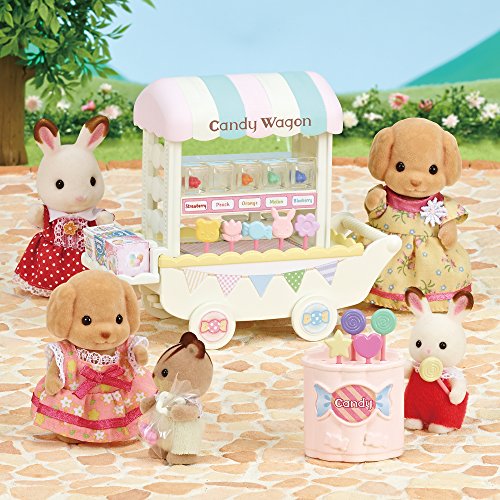 Sylvanian Families- Candy Wagon Mini Muñecas y Accesorios, Multicolor (Epoch para Imaginar 5266) , color/modelo surtido