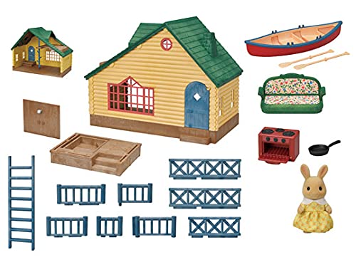 SYLVANIAN FAMILIES Juego de Regalo de cabaña de Troncos