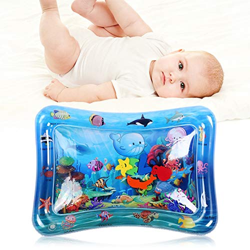 T best Alfombrilla de Agua para bebés Alfombrilla de Juego Inflable de Juguete para bebés, Alfombrilla de Juego para niños inflables para bebés pequeños