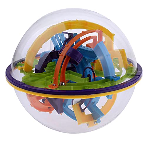 T TOOYFUL 158 Niveles Laberinto Puzzle Ball 3D Laberinto Rompecabezas Esfera Niños Juguetes Divertidos