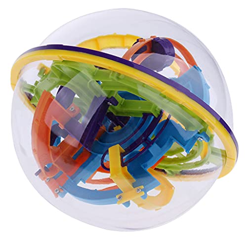 T TOOYFUL 158 Niveles Laberinto Puzzle Ball 3D Laberinto Rompecabezas Esfera Niños Juguetes Divertidos