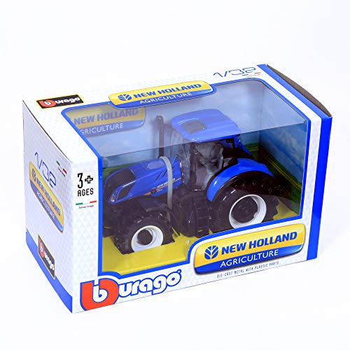 Tavitoys, Bburago 1/32 Farm Tractor New Holland T 7.315 (18-44066), Multicolor (1)