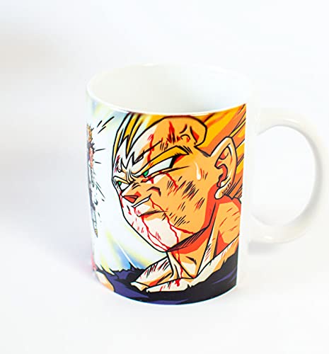 Taza Dragon Ball + llavero de madera (Magin Vegeta)