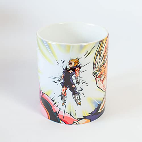 Taza Dragon Ball + llavero de madera (Magin Vegeta)