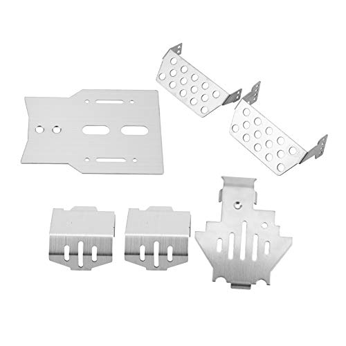 Tbest RC Chassis Armor, 6 Piezas Chassis Armor Protection Plate Guard Chasis Armor Set Compatilbe para Traxxas RC Car