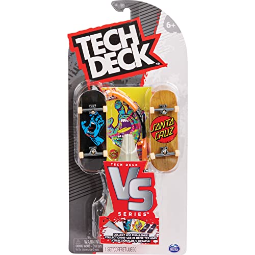 Tech Deck VS. Series – Juego de 2 Tablas de Dedo con obstáculos, Tarjetas de Truco y Accesorios (selección aleatoria con Diferentes Productos)